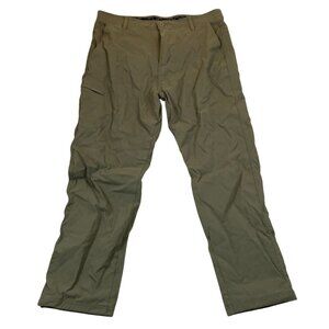 Gerry Mens Hiking Pants Size 36X32 Olive Green Lightweight Hiking Fishing